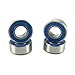 6x13x5mm Precision Ball Bearings ABEC 3 Rubber Seals (4) 686-2RS-BU