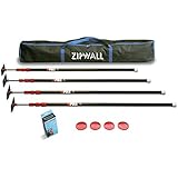 ZipWall ZP4 ZipPole 10-Foot Spring-Loaded Poles for Dust Barriers, 4-Pack