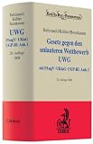 Produkt-Bild: Gesetz gegen den unlauteren Wettbewerb (UWG), Kommentar