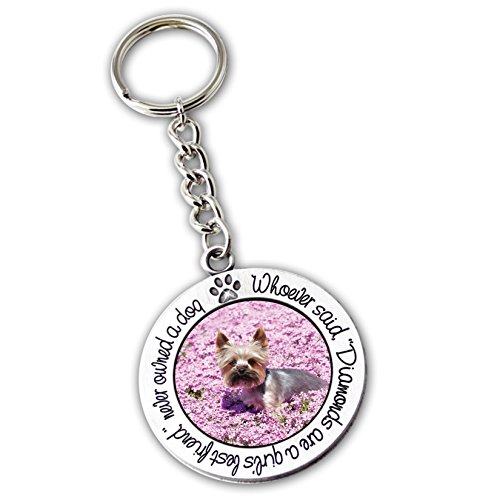 Cathedral Art KR289 Yorkie Key Ring, 2-1/2-Inch