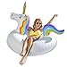 GoFloats Unicorn Pool Float Party Tube - Inflatable Rafts for Adults & Kids