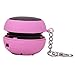 HDE Collapsible Mini Hamburger Travel Pocket Keychain Capsule Speaker (Pink)