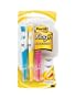Post-it Flag Highlighters, Blue/Yellow with Pink, 50 Flags per Pen, 3 Pens per Pack (689-HL3)