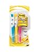 Post-it Flag Highlighters, Blue/Yellow with Pink, 50 Flags per Pen, 3 Pens per Pack (689-HL3)