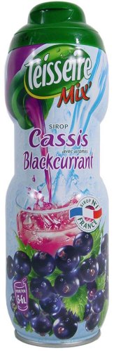 3 Bottles of Teisseire All Natural Black Currant (Cassis) Syrup 600 Ml 20.3oz Bottle ~... by Teisseire