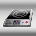 Summit : SINCFS1 12 Portable Induction Cooktop with 1800W Radiant Element