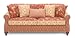 Carolines Cottage Country Red Sofa