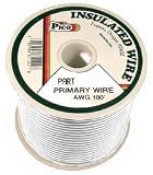 Pico 81127S 12 AWG White Primary Wire 100' per Package