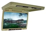 Tview T206ir-beige 20 Inch Thin Tft Flip Down Ceiling-mount Car/truck Monitor with Twin Dome Lights, and Built in Ir Transmitter