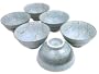 6 pc Japanese Large Noodle Soup bowl set Sakura LB