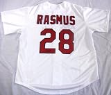 Colby Rasmus Autographed St. Louis Cardinals Jersey W/PROOF, Picture of Colby Signing For Us, Top Prospect, Team USA