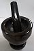 Mortar & Pestle - Marble, Black, 4