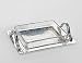 Tablett mit Butterschale, SILBER plated / versilbert