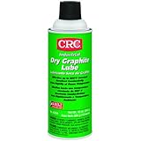CRC Dry Graphite Lube, 10 oz Aerosol Can, Black