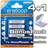 Produkt-Bild: Sanyo - 4x eneloop 800 Micro AAA +Akkubox!