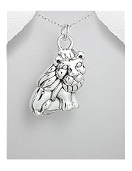 Zodiac Leo Pendant Necklace In 92.5 Sterling Silver