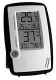 Produkt-Bild: Thermometer-Hygrometer Station Room Control schwarz-weiss