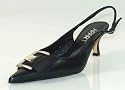 APART Slingpumps Leder schwarz