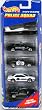 Hot Wheels Police Squad 5 Car Gift Pack 1:64 Scale Collectible Die Cast Cars
