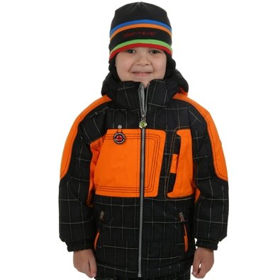 Obermeyer Nac-Nac Boys Jacket in Atomic Tangerine - Size 3