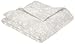 Amazon Brand – Pinzon Lightweight Cotton Flannel Duvet Cover - Full/Queen, Floral Grey