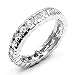 Classic Round CZ Wedding Band