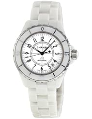Chanel Womens H0970 J12 White Ceramic Bracelet Watch