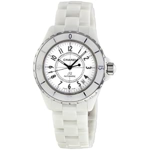 Chanel Women's H0970 J12 White Ceramic Bracelet Watch