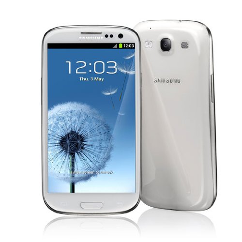 Samsung GALAXY S III, i9300 Factory Unlocked 16GB Marble White Smartphone