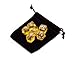 7 Die Polyhedral Dice Set - Translucent Yellow with Velvet Pouch By Wiz Dice
