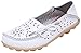 Serene Womens Leather Cowhide Hollow Out Casual Flat Driving Shoes Boat Loafers