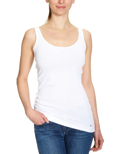 Tommy Hilfiger Damen LOMA TANK TOP 1M87609647, Gr. XL (CLASSIC WHITE 100) Preisvergleich