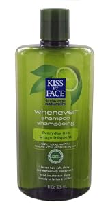 Kiss My Face Whenever Shampoo for Frequent Use, 11-Ounce Bottles (Pack of 3)
