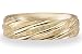 BENCHMARK 14K Yellow Gold 6mm Carved Ring (Sz 4 - 8)
