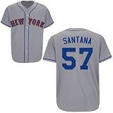 Johan Santana #57 Mets Youth AWAY Jersey
