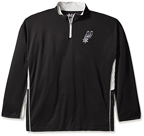 NBA Big and Tall Men's Long Sleeved Zipper Pieced Poly Jersey