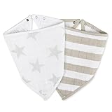 aden + anais エイデン アンド アネイ classic bandana bib クラシックバンダナビブ 2枚セット スタイ｜ワンサイズ 7192.stardust＋shineOn