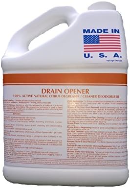 Patriot Chemical Sales Two 1 Gallon Drain Opener 100% Active Natural Citrus Degreaser Cleaner Deodorizer 100% D-limonene Industrial Strength