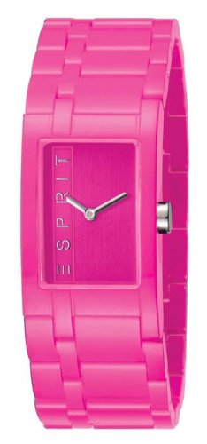 Esprit Damen-Armbanduhr houston funky pure pink Analog Quarz A.ES103362011