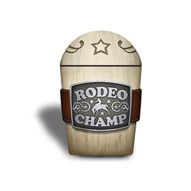 Western COWBOY rodeo BELT buckle Q tip JAR holder NEW by Borders Unlimited