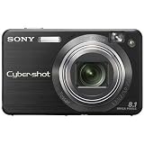 Sony Cybershot DSCW150/B 8.1MP Digital Camera with 5x Optical Zoom with Super Steady Shot (Black)