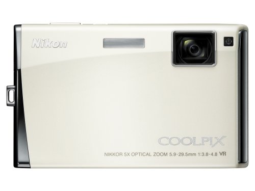 Nikon Coolpix S60 10MP Digital Camera with 5x Optical Vibration Reduction (VR) Zoom (Arctic White)