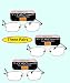 3 Pairs Foster Grant Titanium R Premium Reading Glasses 2.25 strength