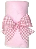 Mullins Square Pink Fleece Baby Blanket