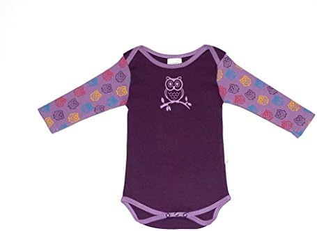 Origany Baby Girls' Zoo Time Bodysuit 3-6M Mauve