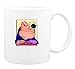 Mug with bulldog, insect, talking, dog, food