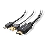 UPC 081159809157 product image for Cable Matters MHL 2.0 to HDMI Cable for Samsung Galaxy S3/S4 & Note 2 with Built | upcitemdb.com