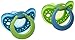 The First Years GumDrop Pacifier - Blue/Green - 3-6 months