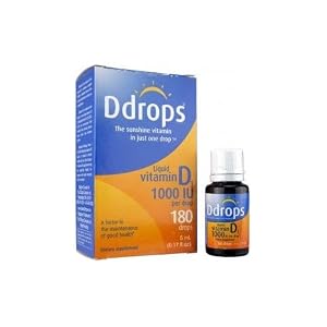 Ddrops 1000IU (5mL), 180-drops Box ( Multi-Pack)