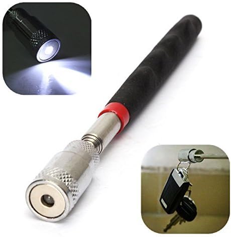 LED Magnetic Telescopic Pen Stainless Steel Picking-up Tool